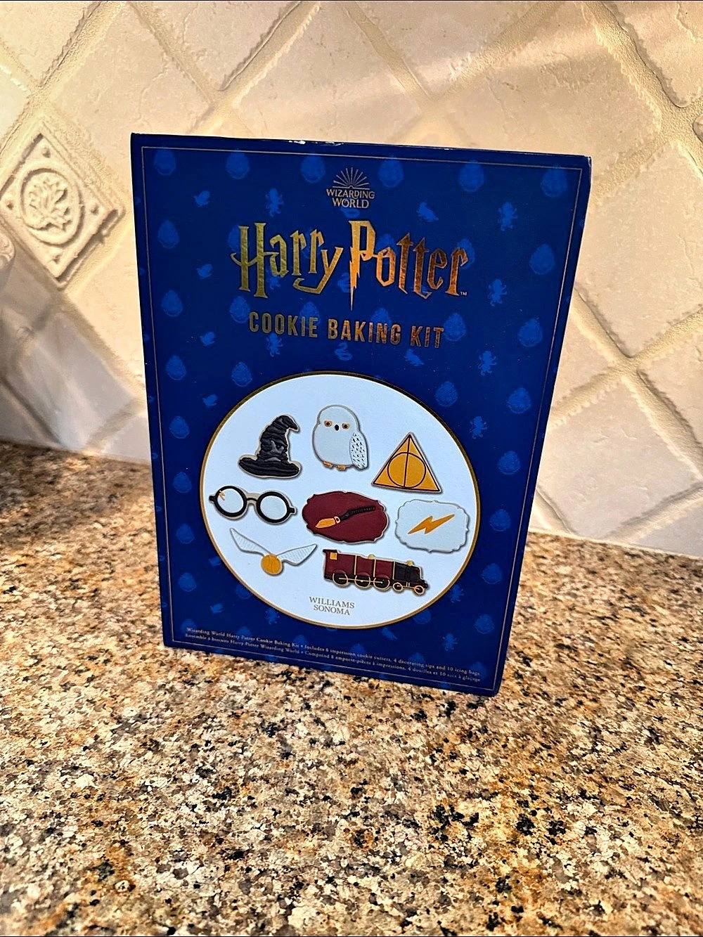 Williams Sonoma Wizarding World Harry Potter Cookie Baking Kit Blue